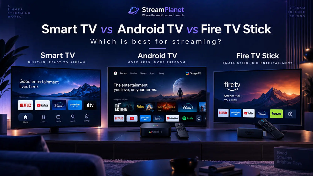 Smart TV vs Android TV vs Fire TV Stick: Which Is Best for Streaming?